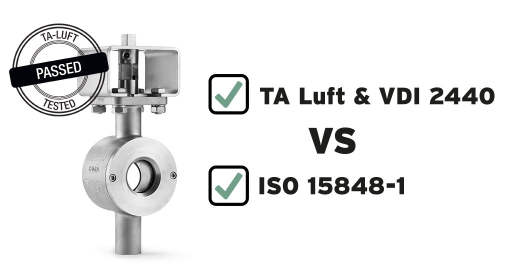 TA Luft / VDI 2440 vs ISO 15848-1 – What is the difference between the standards? TA Luft / VDI 2440 vs ISO 15848-1 – What is the difference between the standards?
