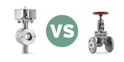 Technical comparison Ball Sector valves vs. Globe valves