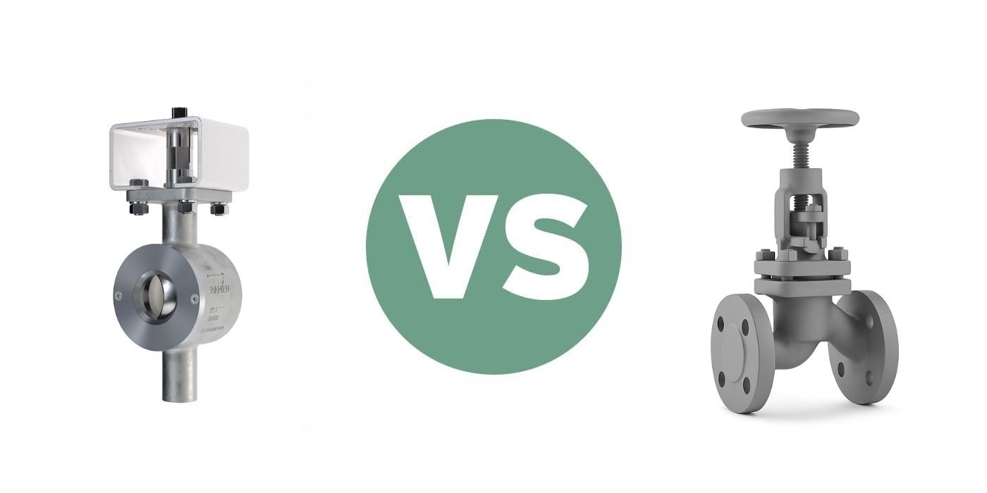 Technical comparison Ball Sector valves vs. Globe valves
