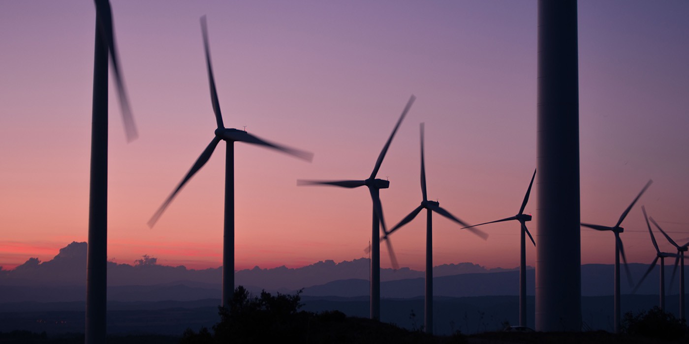 vindkraftverk miljöbild
