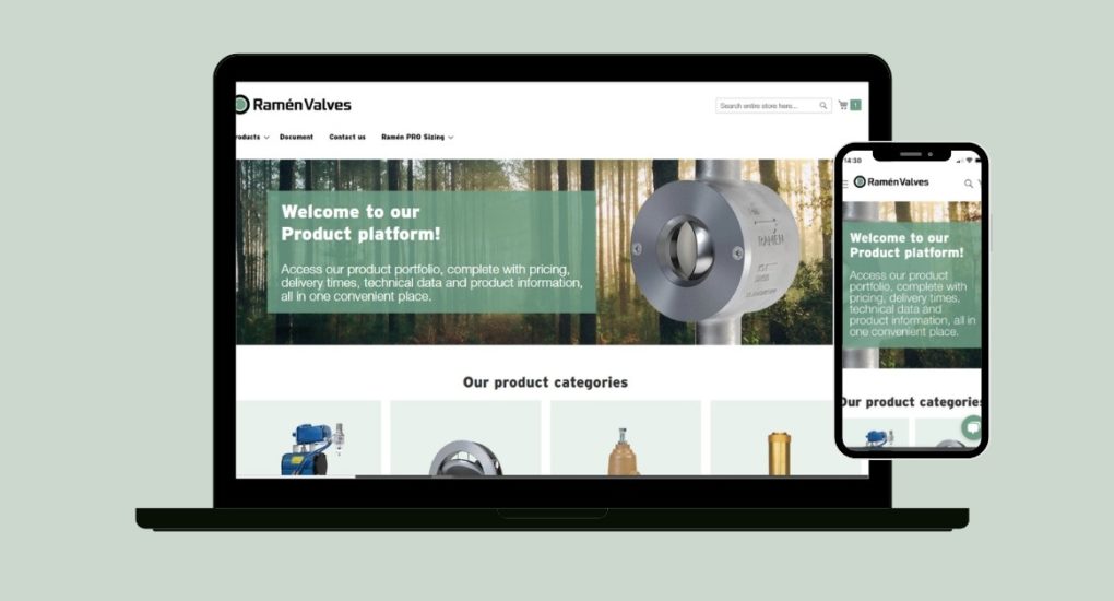 Ramén Valves lanserar ny digital produktplattform för förbättrad kundupplevelse