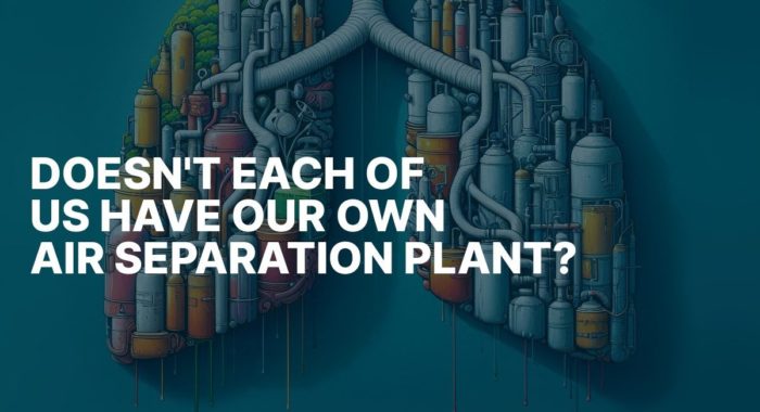 Lungs representing Air separation plants