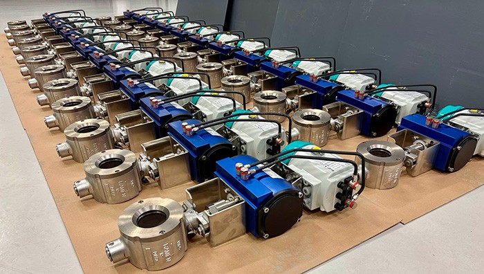 Ramén KS Ball Sector Valves for burner applications