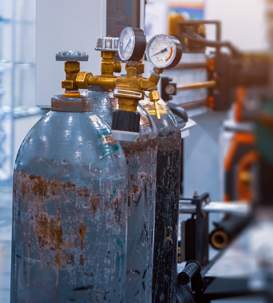 gas cylinder for welding products