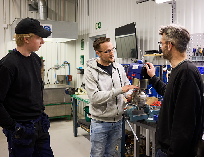 Production team in Fagersta. Photo credit: Hans Nordlander.