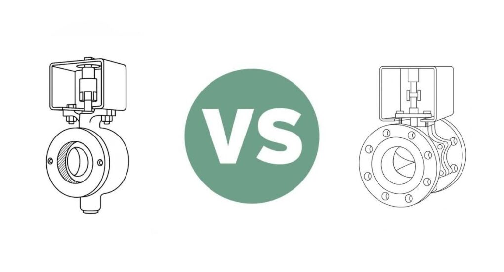 Ramén KS Ball Sector Valve vs. V-port ball valves
