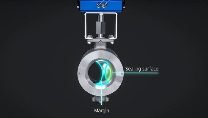 The margin between the sealing surface and the area exposed to abrasion The margin between the sealing surface and the area exposed to abrasion