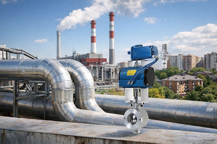 District heating with KS valve