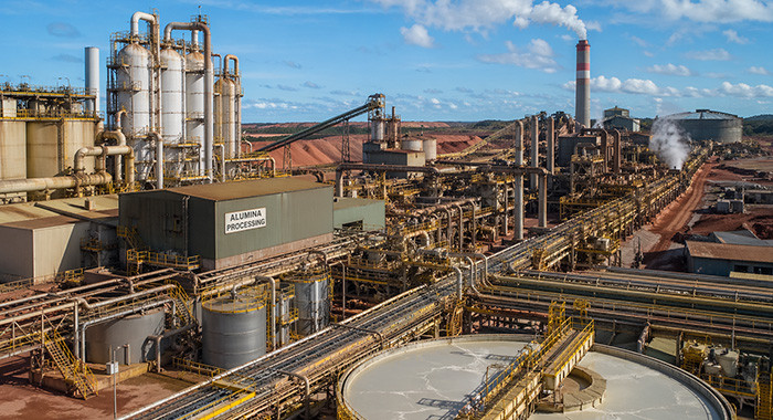 Aluminia plant